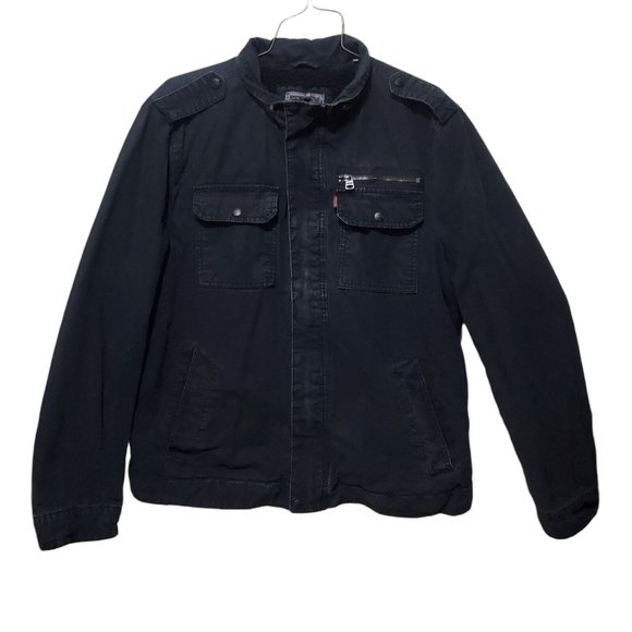 Levi's Jackets & Coats Levis Mens Washed Cotton Sherpa Lined